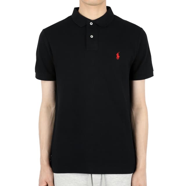 디몬트 24 S/S 폴로랄프로렌 남성 포니 자수 로고 PK 반팔(블랙) 710795080 006