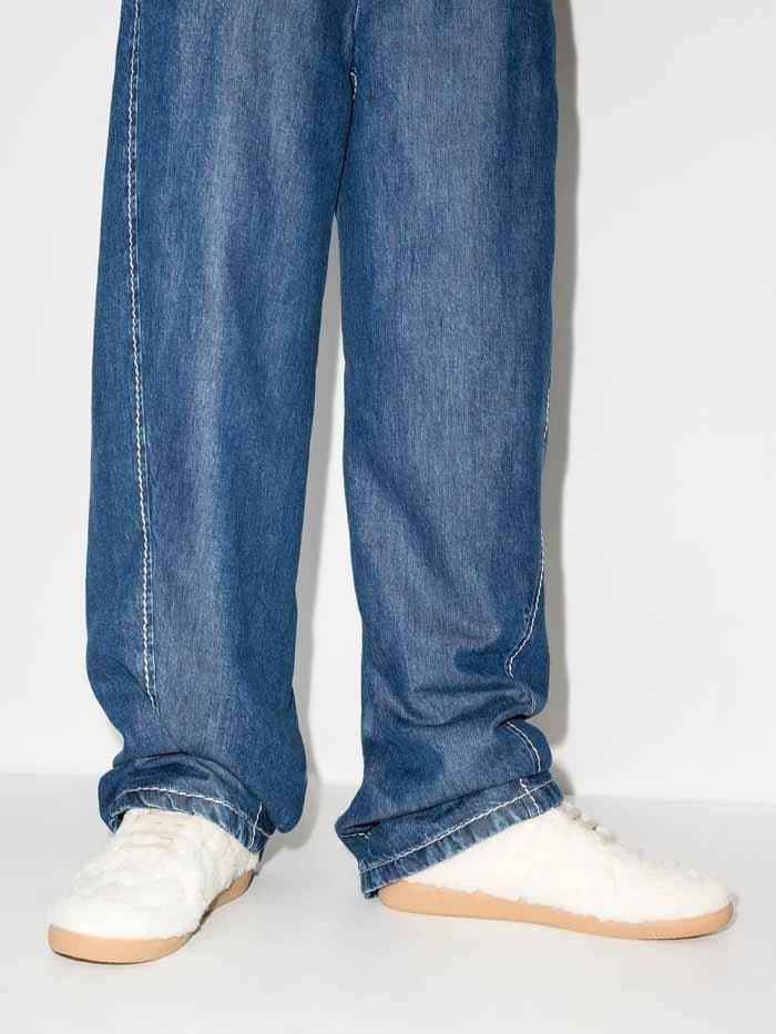 당일배송메종마르지엘라 남성 독일군 시어 스니커즈 아이보리 S57WS0410 P4355 T1013