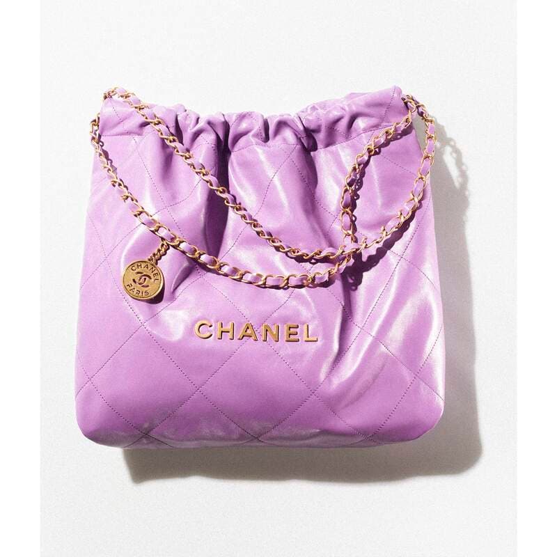 당일배송샤넬 스몰 핸드백 샤이니 카프스킨&골드 메탈 퍼플 AS3260 B08037 NH623 22(뒷쪽 스크래치하자)