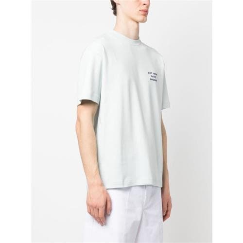 23SS 당일 드롤드무슈 슬로건 반팔 라이트블루 TS101 CO002 LBE