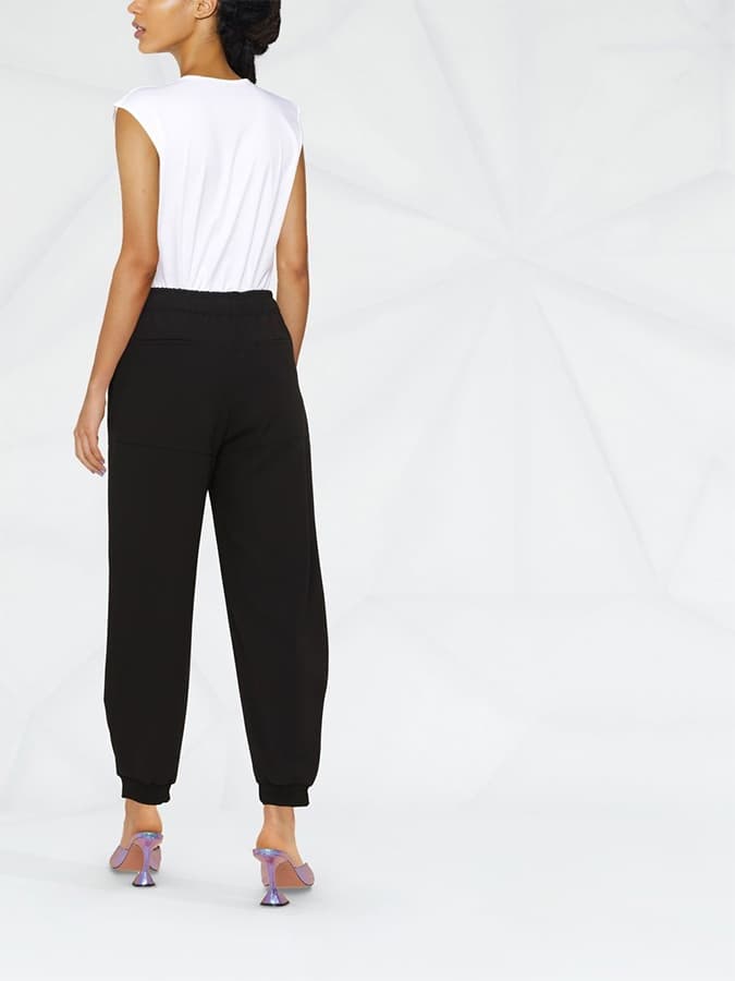 당일배송발망 여성 금장로고 골드버튼 탑 슬리브리스 화이트 YF1EB005BB28 GAD