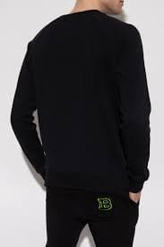 당일배송발망 남성 미니 로고 크루넥 맨투맨 블랙 WH0JQ005 B150 EAB