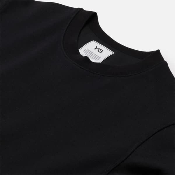 당일배송Y-3 남성 클래식 백 로고 프린트 크루넥 맨투맨 블랙 FN3371