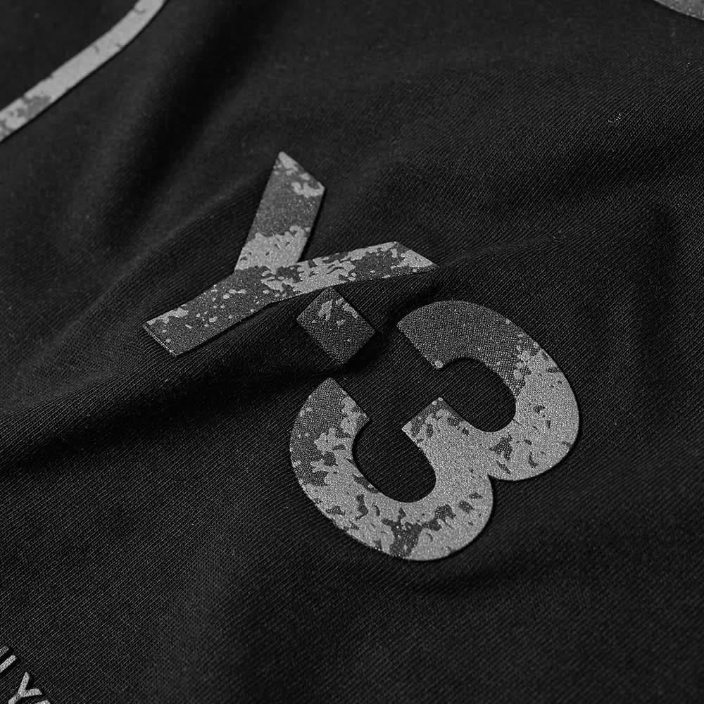 당일배송Y-3 남성 스퀘어 로고 라운드 반팔 블랙 GV6060