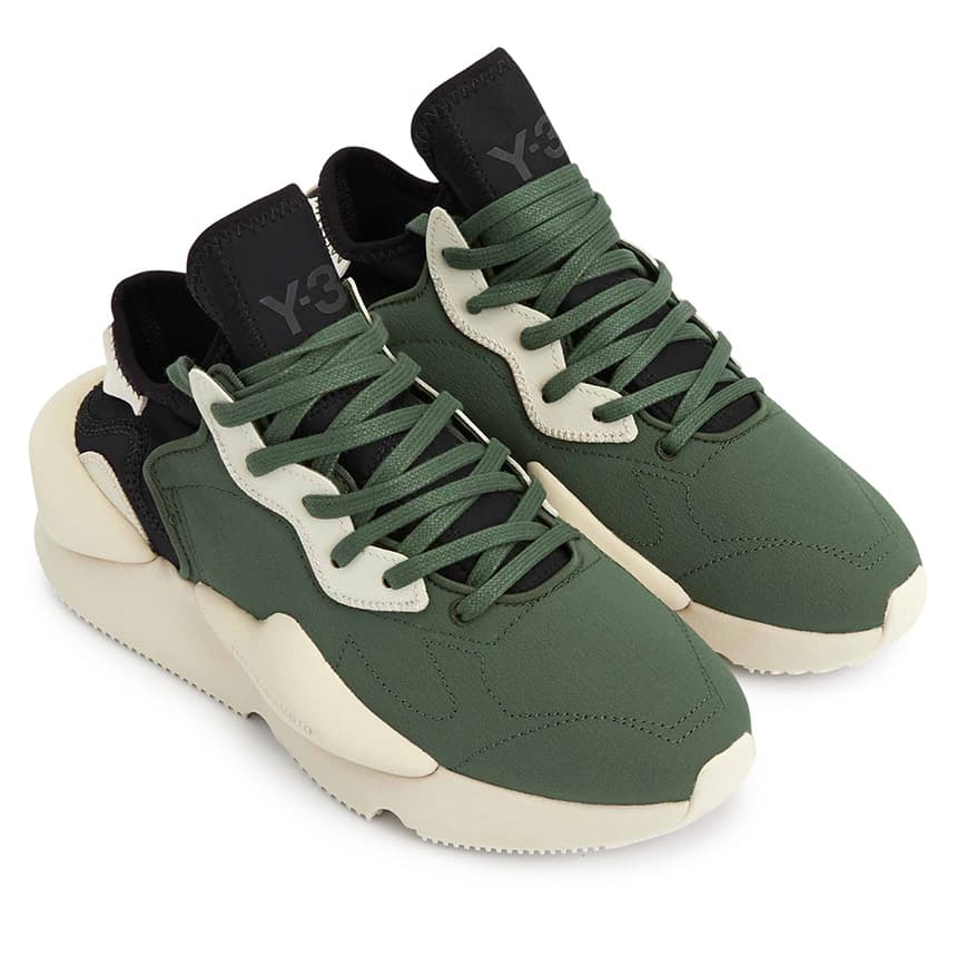 당일배송Y-3 남성 KAIWA 카이와 로우탑 로고 스니커즈 그린 GZ9143