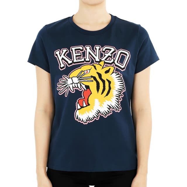 디몬트 24 S/S 겐조 키즈 타이거 로고 반팔 티셔츠(블루) K60264 84A 14Y (성인착용가능)