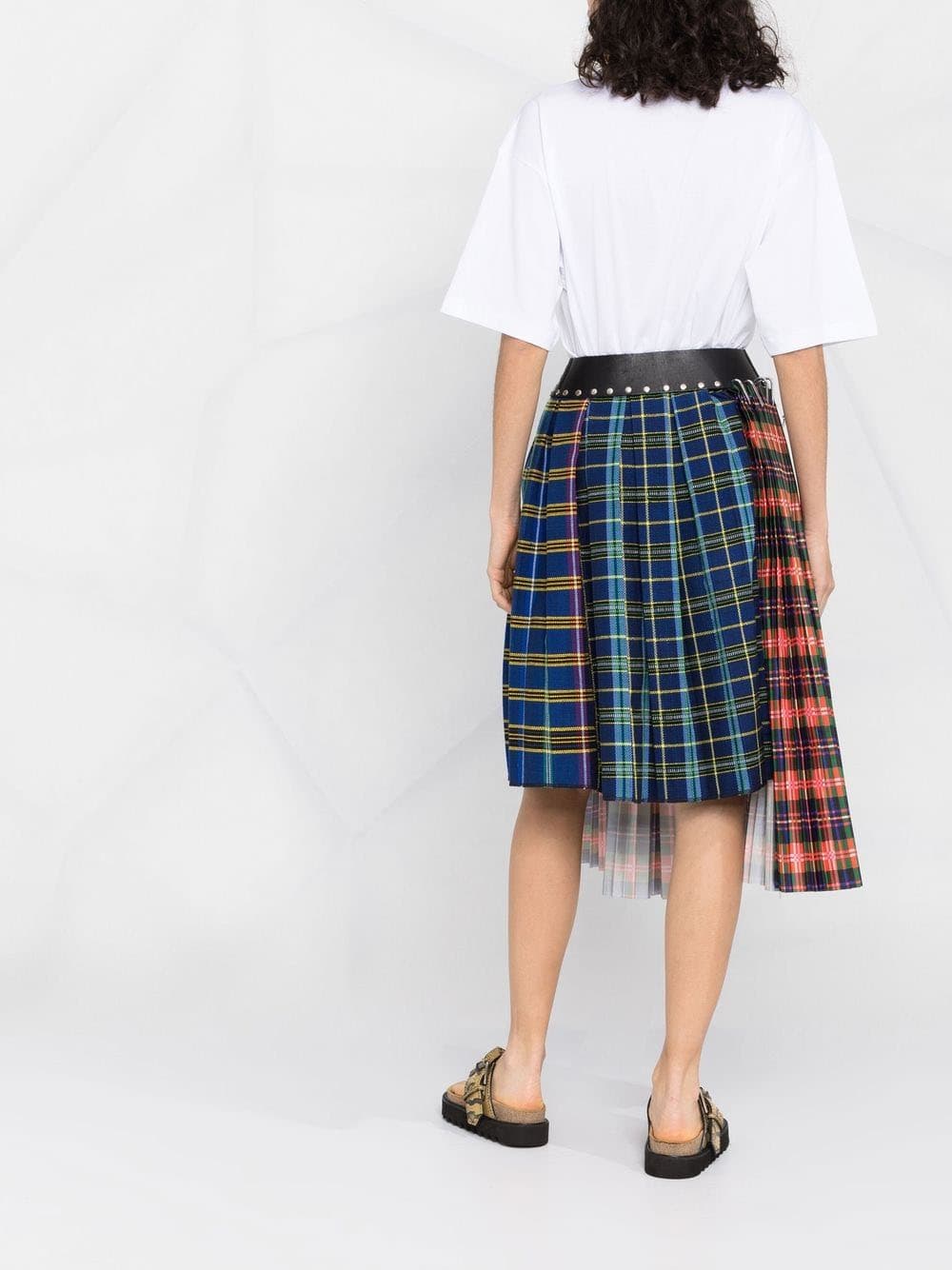 당일배송마르니 여성 데이지 플라워 로고 프린팅 라운드 화이트 반팔 THJET49EPMUSCT06DLW 01