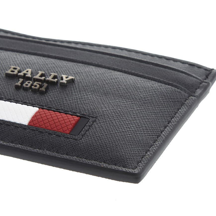 당일배송발리 공용 메탈로고 블랙레드 카드지갑 BHARMY 106