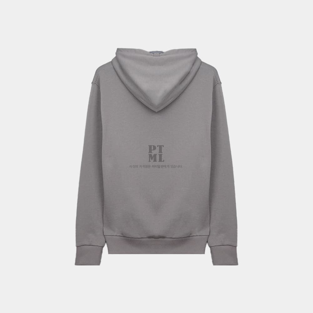 당일배송이놈어닛 남성 로고 프린트 후드티셔츠 그레이 NUW20297 019