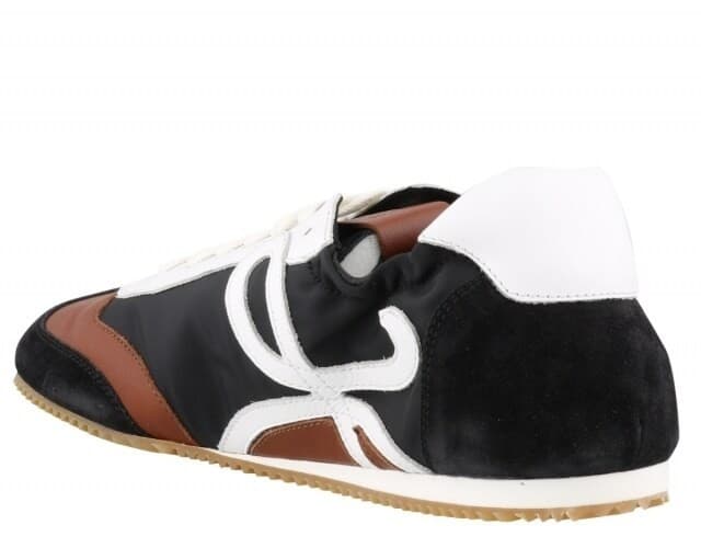 당일배송로에베 남성 아나그램 로고 발렛 러너 로우탑 블랙브라운 스니커즈 M816282X02 8916