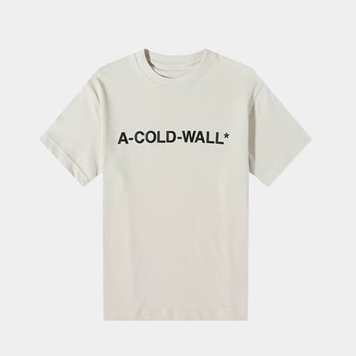 당일배송어콜드월 남성 로고 프린팅 베이지 반팔 ACWMTS063 BG