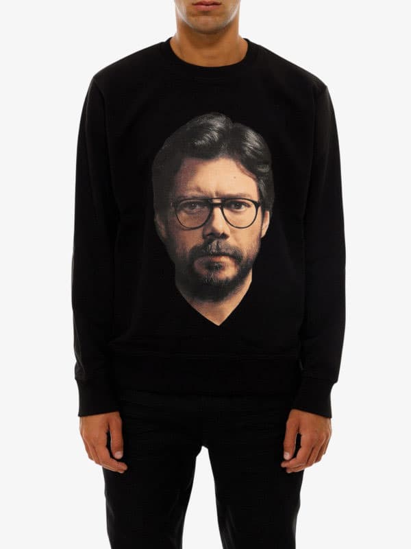 당일배송이놈어닛 남성 로고 프린트 크루넥 블랙 맨투맨 NUW20296 009