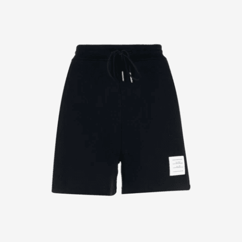 23SS 톰브라운 사이드 벤트 RWB 트리밍 피케 립 쇼츠 피케 립 거싯 스트라이프 쇼츠 FJQ088A 00050 415