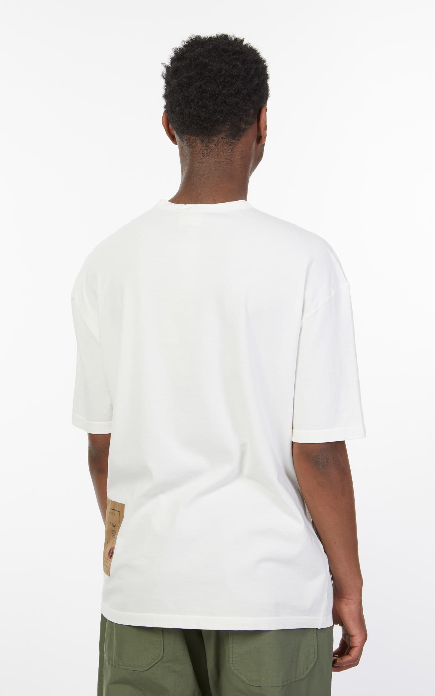 당일배송텐씨 남성 로고 프린팅 라운드 루즈핏 반팔티셔츠 화이트 22CTCUH02094 A06338 102