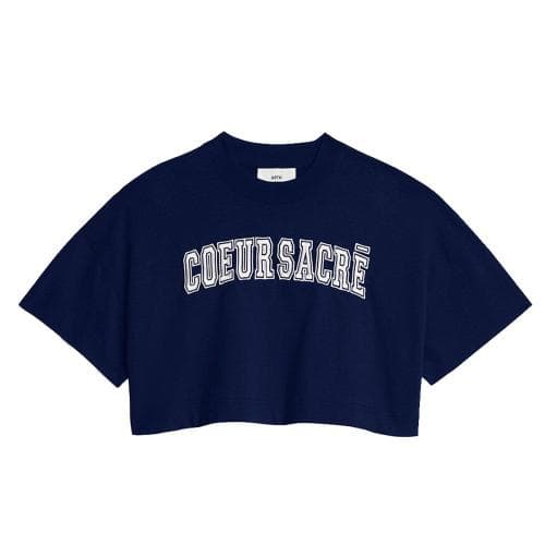 [당일발송] 아미 사크레 여성 크롭 반팔티셔츠 491 FTS009 726