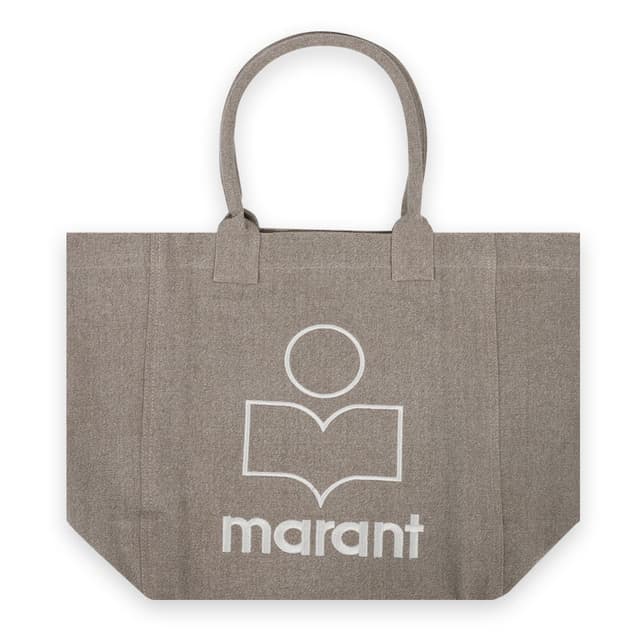 디몬트 24 S/S 이자벨마랑 공용 옌키 로고 자수 토트백(베이지) PM0001FA A1X19M 90BE