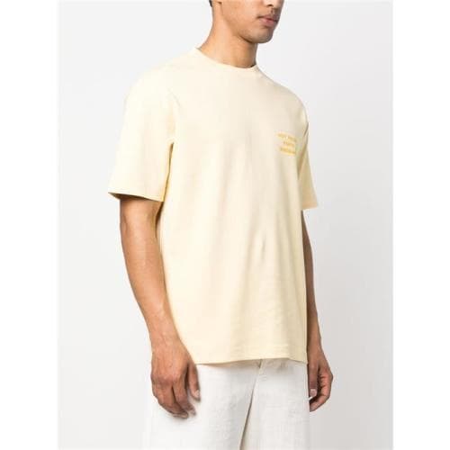 23SS 당일 드롤드무슈 슬로건 반팔 라이트옐로우 TS101 CO002 LYL