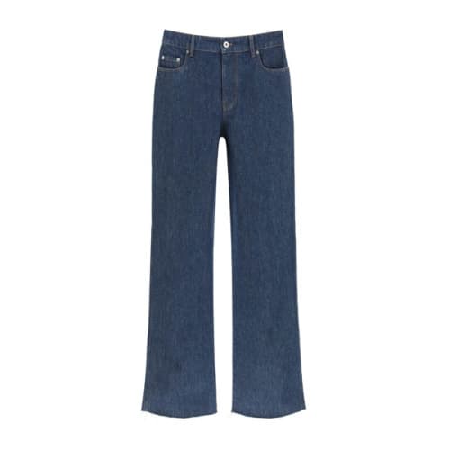 미우미우 자수 로고 데님 팬츠 여성 GWP435 11D9 F0008