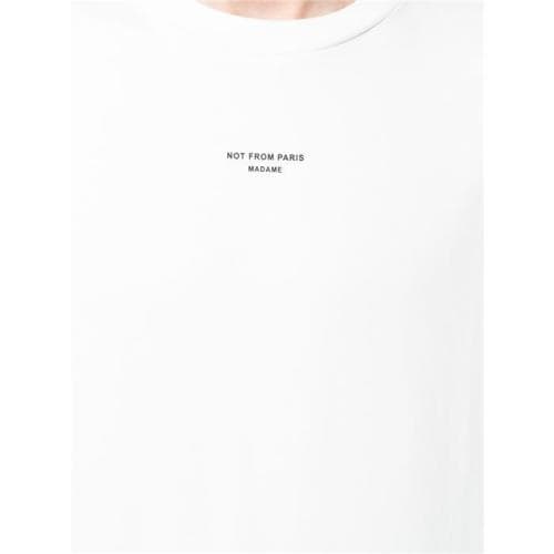 23SS 당일 드롤드무슈 NFPM슬로건 반팔 화이트 PERM-P01 WT