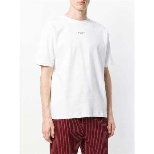 23SS 당일 드롤드무슈 NFPM슬로건 반팔 화이트 PERM-P01 WT