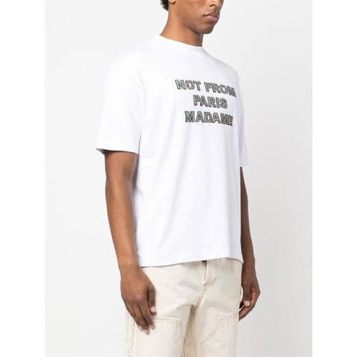 당일 드롤드무슈 슬로건 반팔티 화이트 TS137 CO002