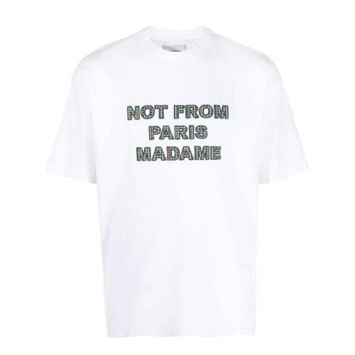 당일 드롤드무슈 슬로건 반팔티 화이트 TS137 CO002