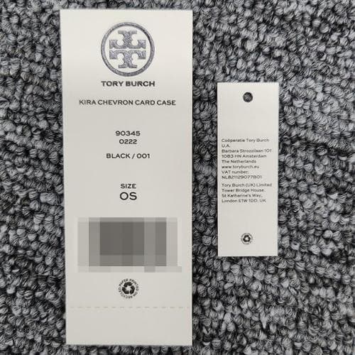 [논현 더팩토리](당일) 24SS 토리버치 KIRA 키라 쉐브론 카드 지갑 (90345 001)