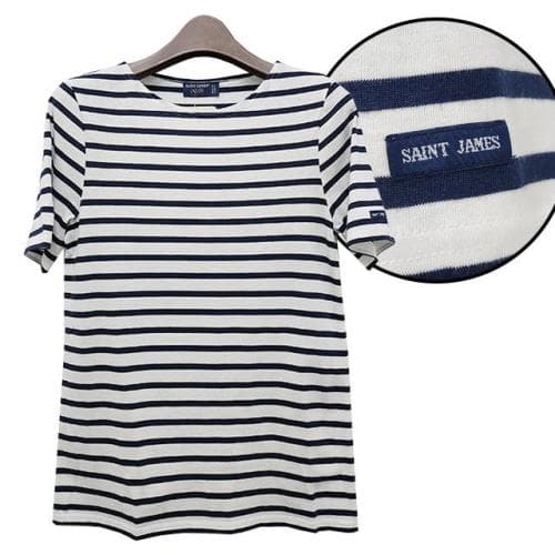 [더팩토리 논현](당일) 세인트 제임스 남녀공용 LEVANT 반팔 (9863 NEIGE MARINE)