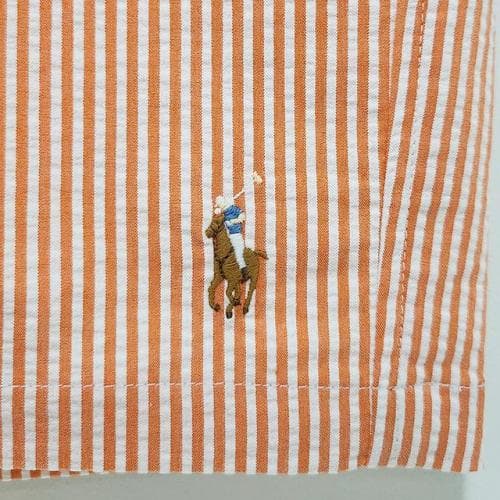 [논현 더팩토리](당일) 24SS 폴로 랄프 로렌 포니 로고 시어서커 스윔 쇼츠 (710834828 007)