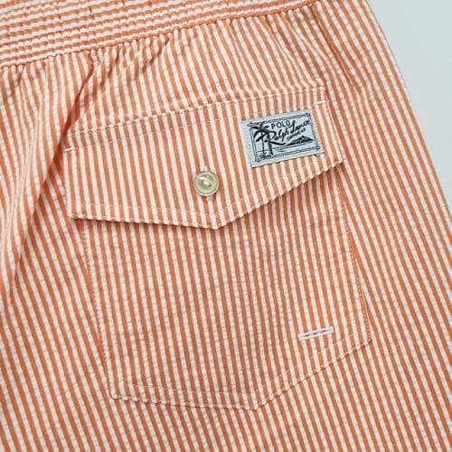 [논현 더팩토리](당일) 24SS 폴로 랄프 로렌 포니 로고 시어서커 스윔 쇼츠 (710834828 007)