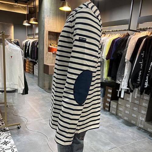 논현 더팩토리](당일)  세인트 제임스 MERID 엘보 패치 긴팔티 0407