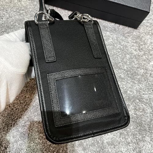 [논현 더팩토리](당일) 프라다 삼각 로고 리나일론 폰 케이스 크로스백 (2ZH109 2DMH F0002)