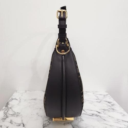 [논현 더팩토리](당일) 24SS 펜디 FF 자카드 로고 펜디그라피 호보백 스몰 (8BR798 ALP3 F1I02)