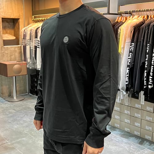 [논현 더팩토리](당일) 스톤아일랜드 나침반 로고 패치 긴팔 티셔츠 (101522713 A0029)
