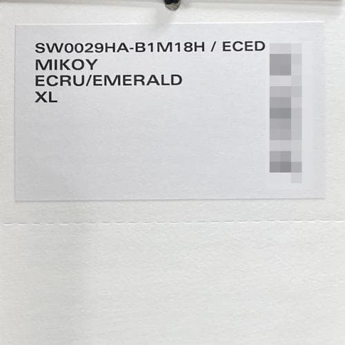 [논현 더팩토리](당일) 24SS 이자벨마랑 남성 MIKOY 벨루어 로고 맨투맨 (SW0029HA B1M18H ECED)