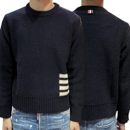 [논현 더팩토리](당일) 톰브라운 4바 스트라이프 도니골 모헤어 니트 (MKA448A Y1032 415)