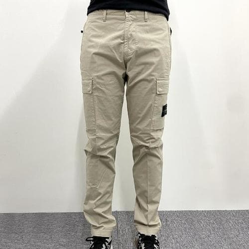 [논현 더팩토리](당일) 24SS 스톤아일랜드 와펜 수피마 코튼 카고 팬츠 (801530410 V0095)