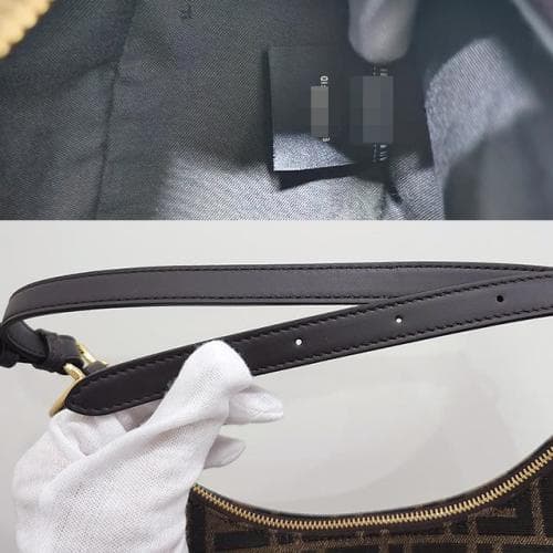 [논현 더팩토리](당일) 24SS 펜디 FF 자카드 로고 펜디그라피 호보백 스몰 (8BR798 ALP3 F1I02)