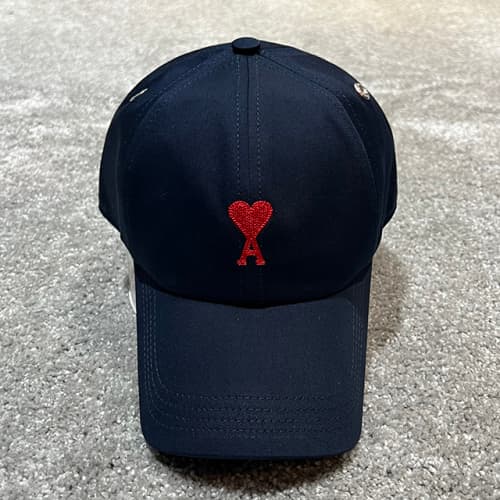 [논현 더팩토리](당일) 아미 하트 로고 코튼 개버딘 볼캡 모자 (UCP213 CO0020 491)