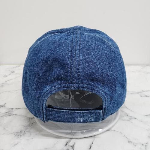 [논현 더팩토리](당일) 24FW 미우 미우 토널 자수 로고 데님 볼캡 모자 / 블루 (5HC179 2CL4 F0008)