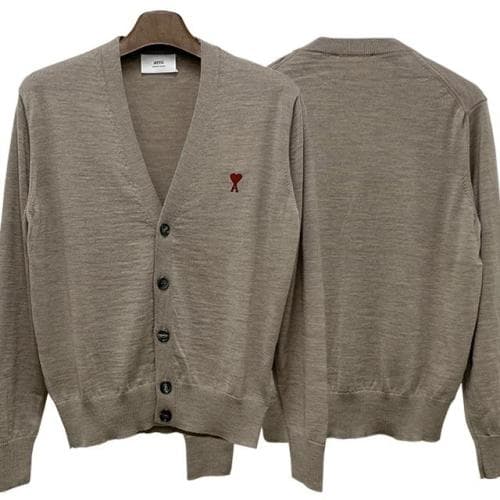 [논현 더팩토리](당일) 24SS 아미 하트 로고 울 가디건 (HKC111 KN0025 271)