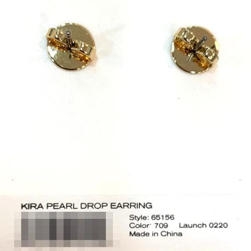 [논현 더팩토리](당일) 24SS 토리버치 KIRA 키라 펄 드롭 이어링 귀걸이 (65156 709)