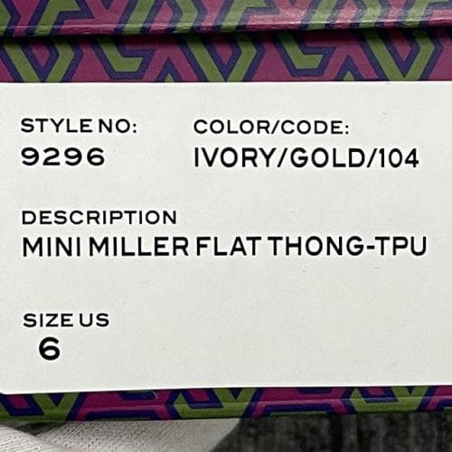 [논현 더팩토리](당일) 24SS 토리버치 MILLER 밀러 미니 젤리 플립플랍 샌들 (9296 104)