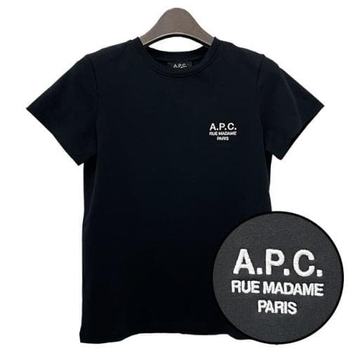 [논현 더팩토리](당일) 아페쎄 여성 DENISE 자수 로고 반팔티 (COEZC F26842 LZZ)