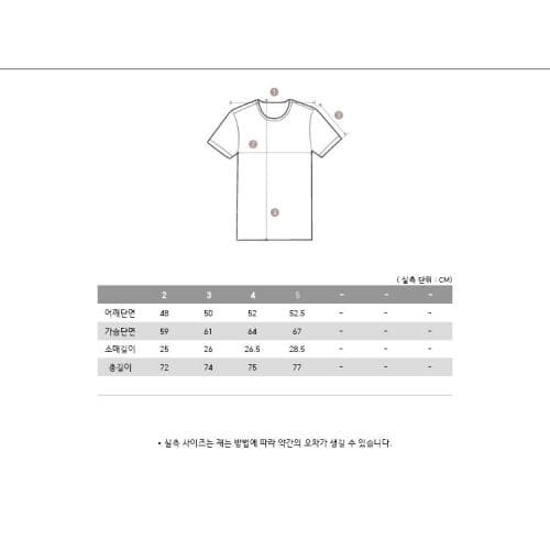 [논현 더팩토리](당일) 톰브라운 삼선 포켓 오버사이즈 반팔티 / 화이트 (MJS183A 07323 100)