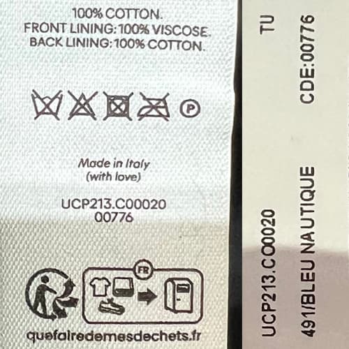 [논현 더팩토리](당일) 아미 하트 로고 코튼 개버딘 볼캡 모자 (UCP213 CO0020 491)