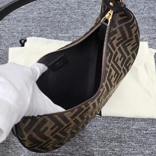 [논현 더팩토리](당일) 24SS 펜디 FF 자카드 로고 펜디그라피 호보백 스몰 (8BR798 ALP3 F1I02)