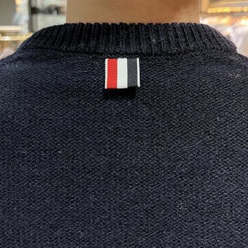 [논현 더팩토리](당일) 톰브라운 4바 스트라이프 도니골 모헤어 니트 (MKA448A Y1032 415)