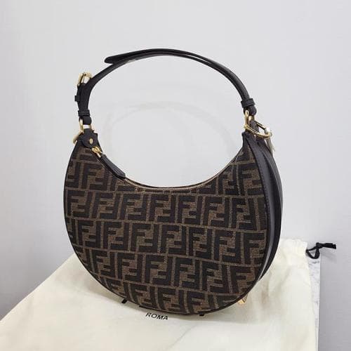 [논현 더팩토리](당일) 24SS 펜디 FF 자카드 로고 펜디그라피 호보백 스몰 (8BR798 ALP3 F1I02)