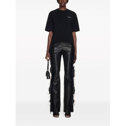 24SS 오프화이트 여성 플라워 반팔티 OWAA124S